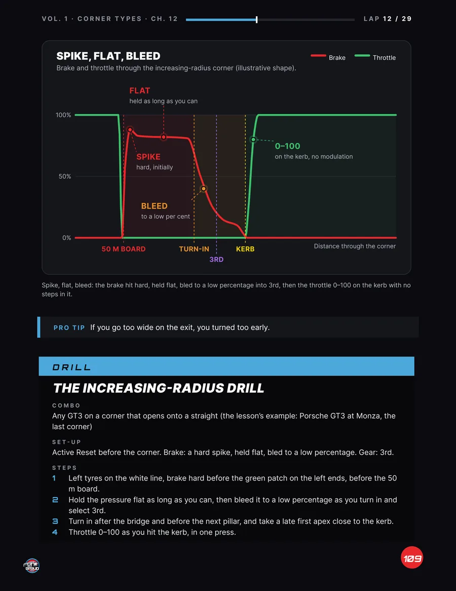 Spike, flat, bleed: The Science of Sim Racing, page 109