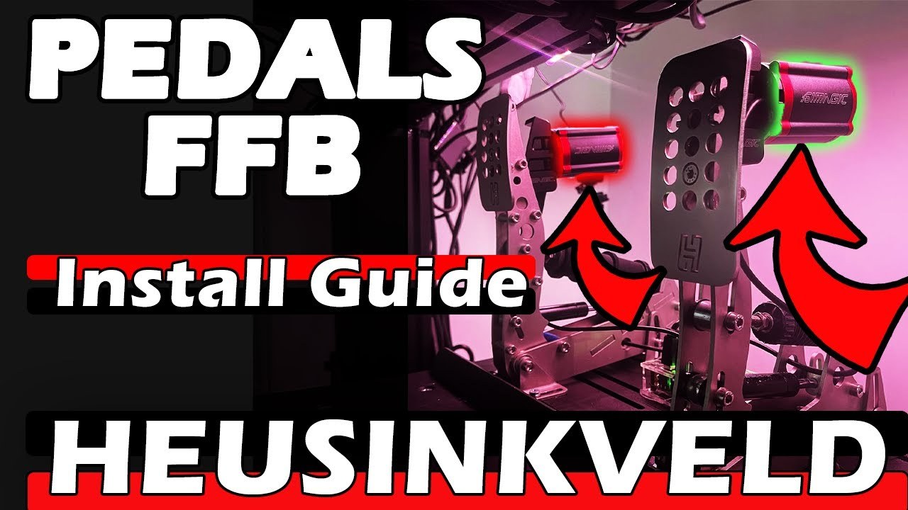 How to Mount Simagic Haptic Pedal Reactors to Heusinkveld Pedals