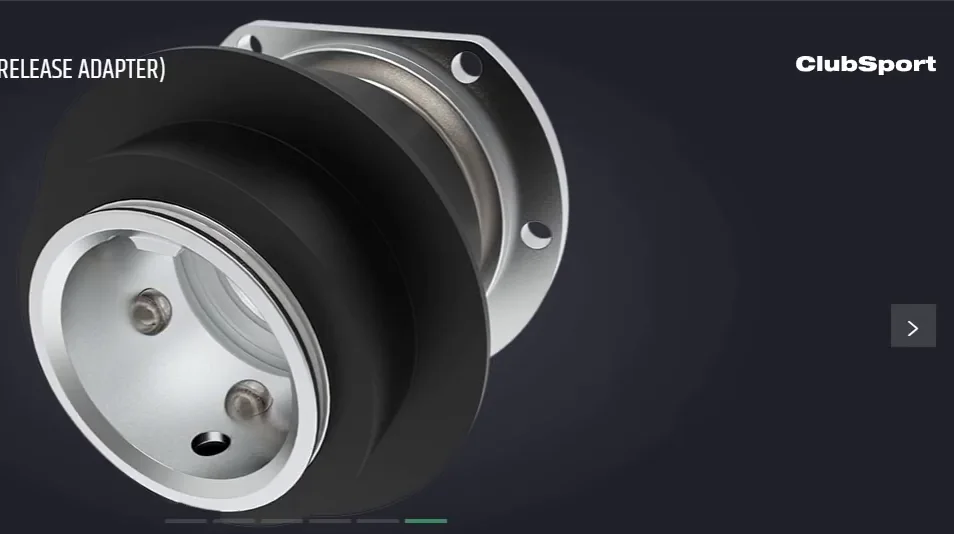 The all-metal ClubSport QR1 wheel-side adapter on Fanatec's store, the upgrade often suggested for Fanatec CSL DD problems.